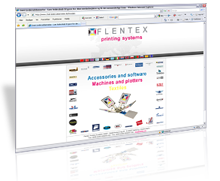 Flentex Printing Systems GMBH | Kunden fik: Multisproget CMS l�sning, Design, Webdesign, Extranet, XHTML og CSS design.
