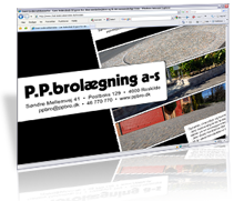 P.P. Brol�gning a-s | Kunden fik: Grafisk design