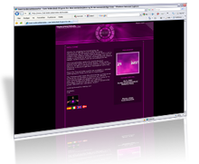 Trance Master | Kunden fik: HTML hjemmeside, CSS design, Dynamiske billed gallerier.